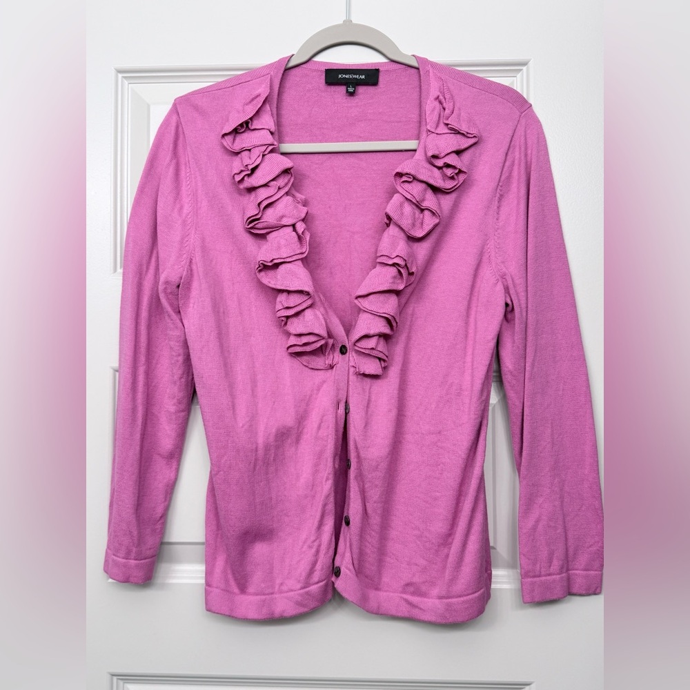 Jones Wear Vibrant Pink Knit Top